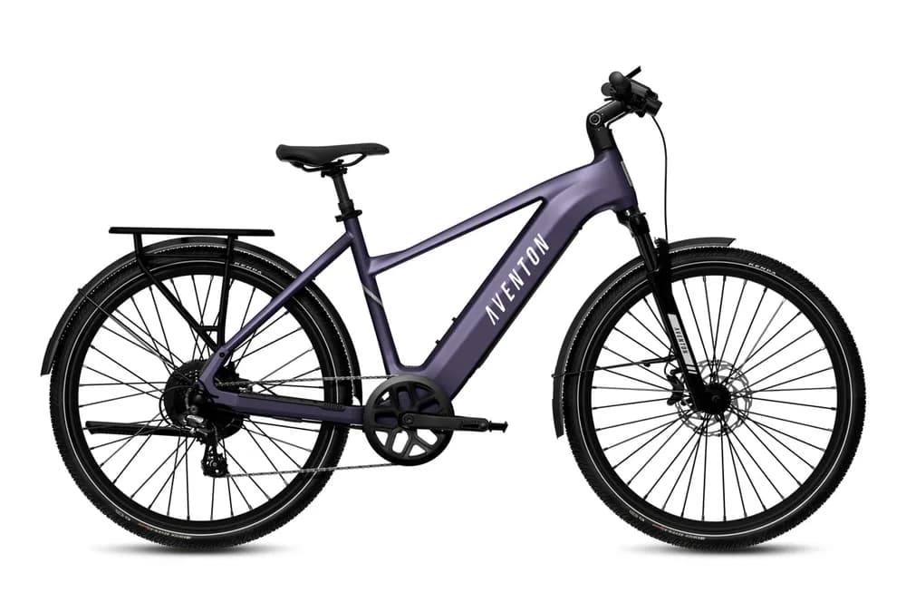 Aventon Level 3 commuter e-bike in matte aurora