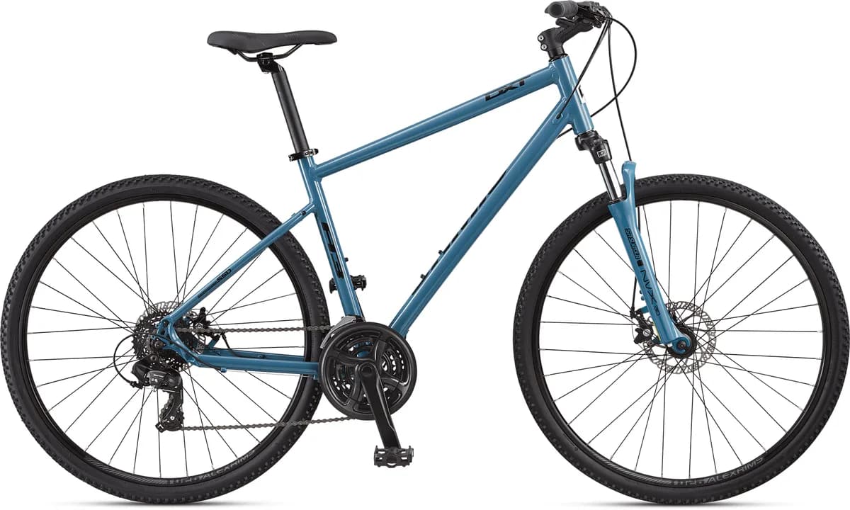 Jamis DXT A3 with disc brakes in smoke